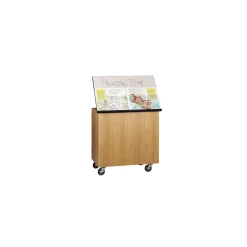 Mobile Laboratory Storage Cabinet with Dry Erase Board Top - 36"W