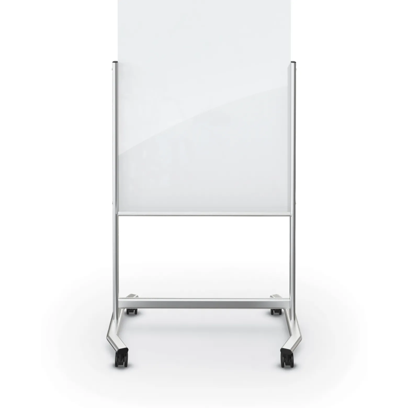 Mobile Magnetic Glass Board 3'W x 4'H