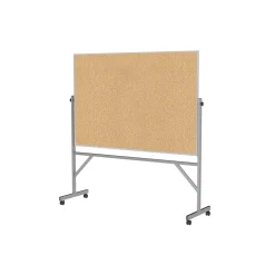 Mobile Reversible Natural Cork Board 6'x4'