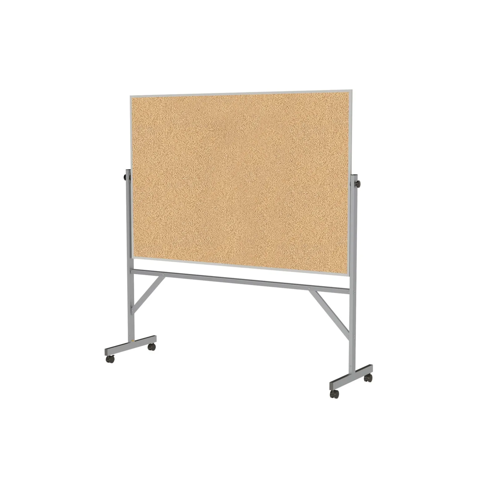 Mobile Reversible Natural Cork Board 6'x4'