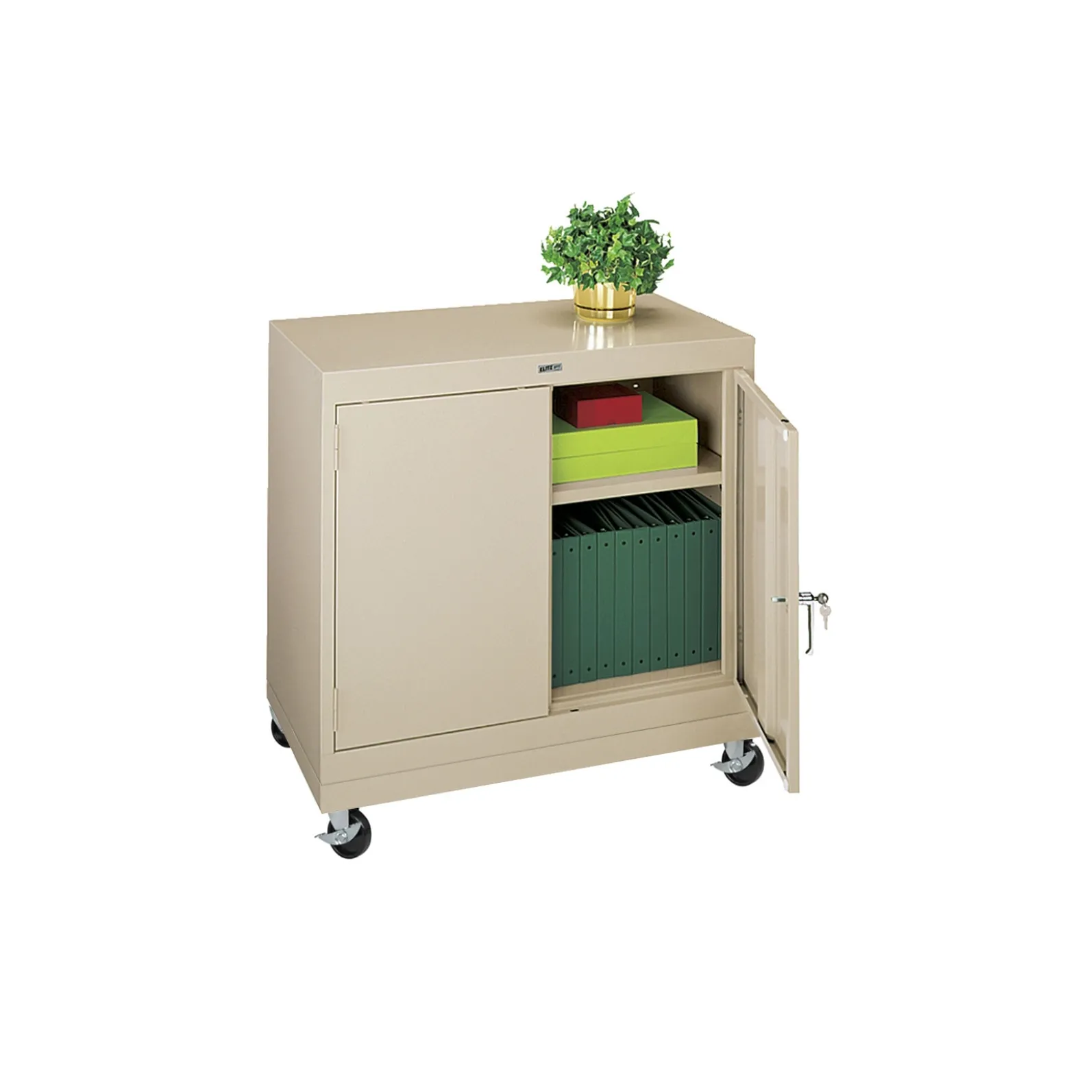 Mobile Storage Cabinet - 36.75"H