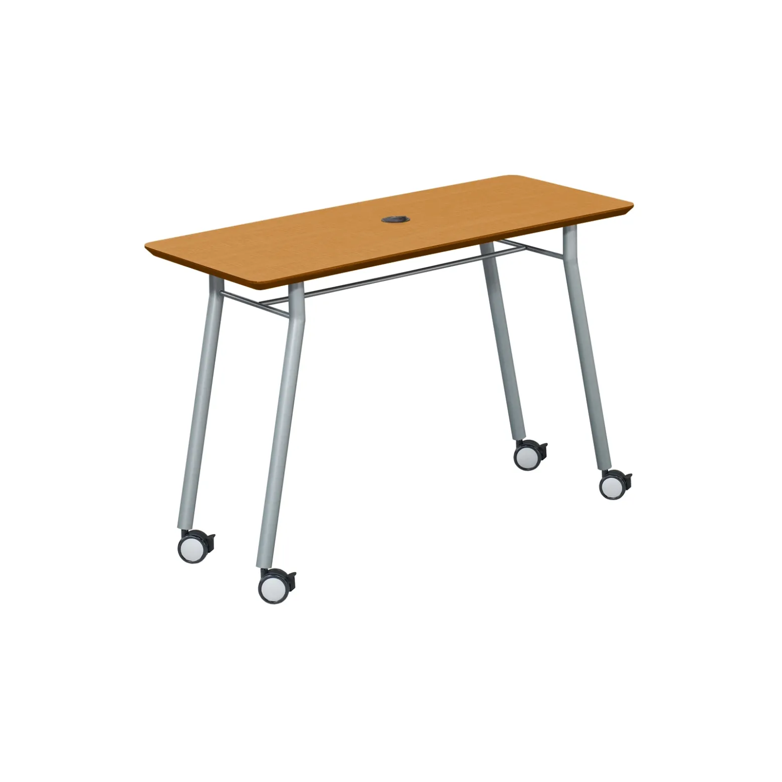 Mobile 48"W x 20"D Utility Table with Data Port