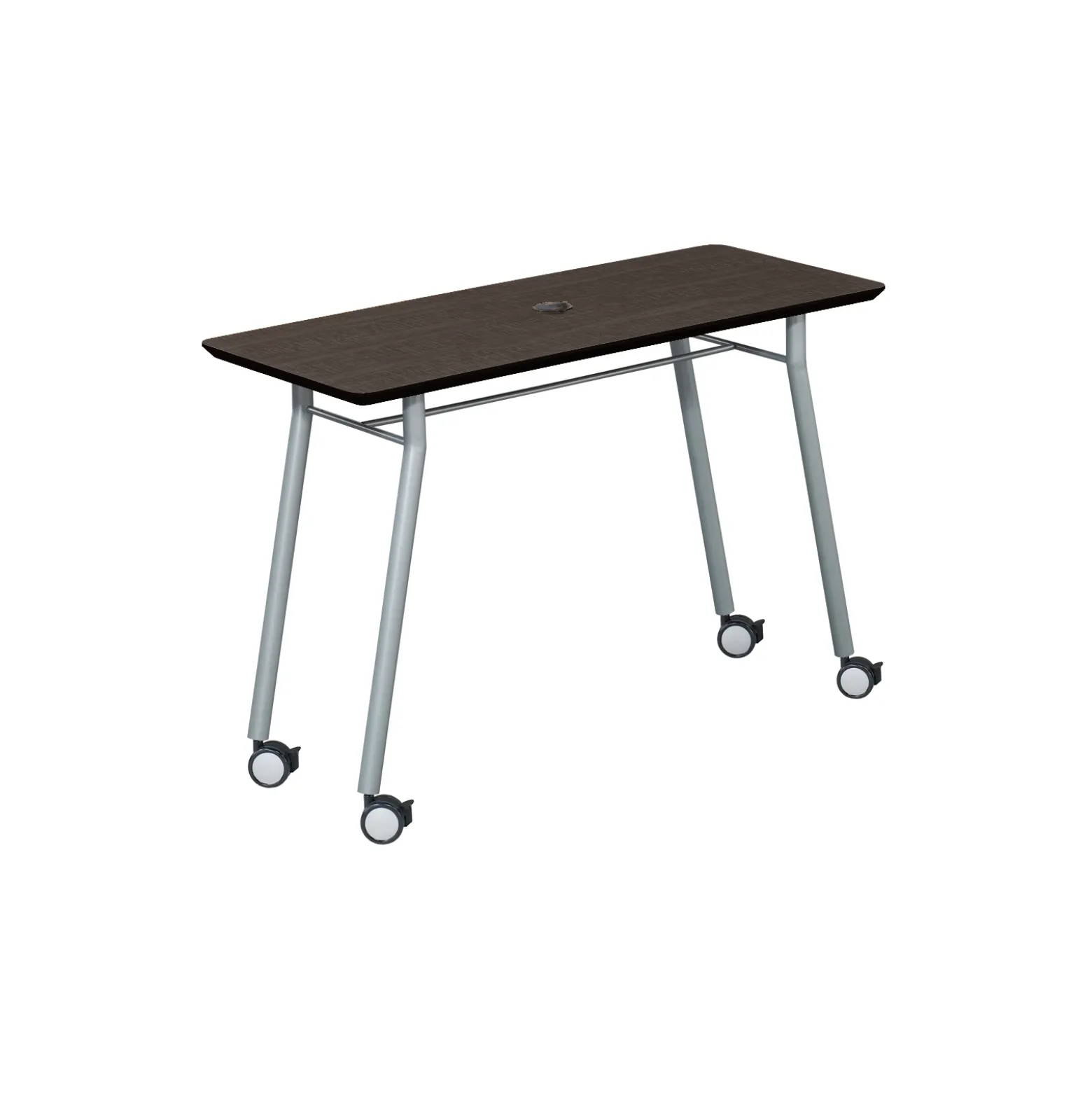 Mobile 48"W x 20"D Utility Table with Data Port