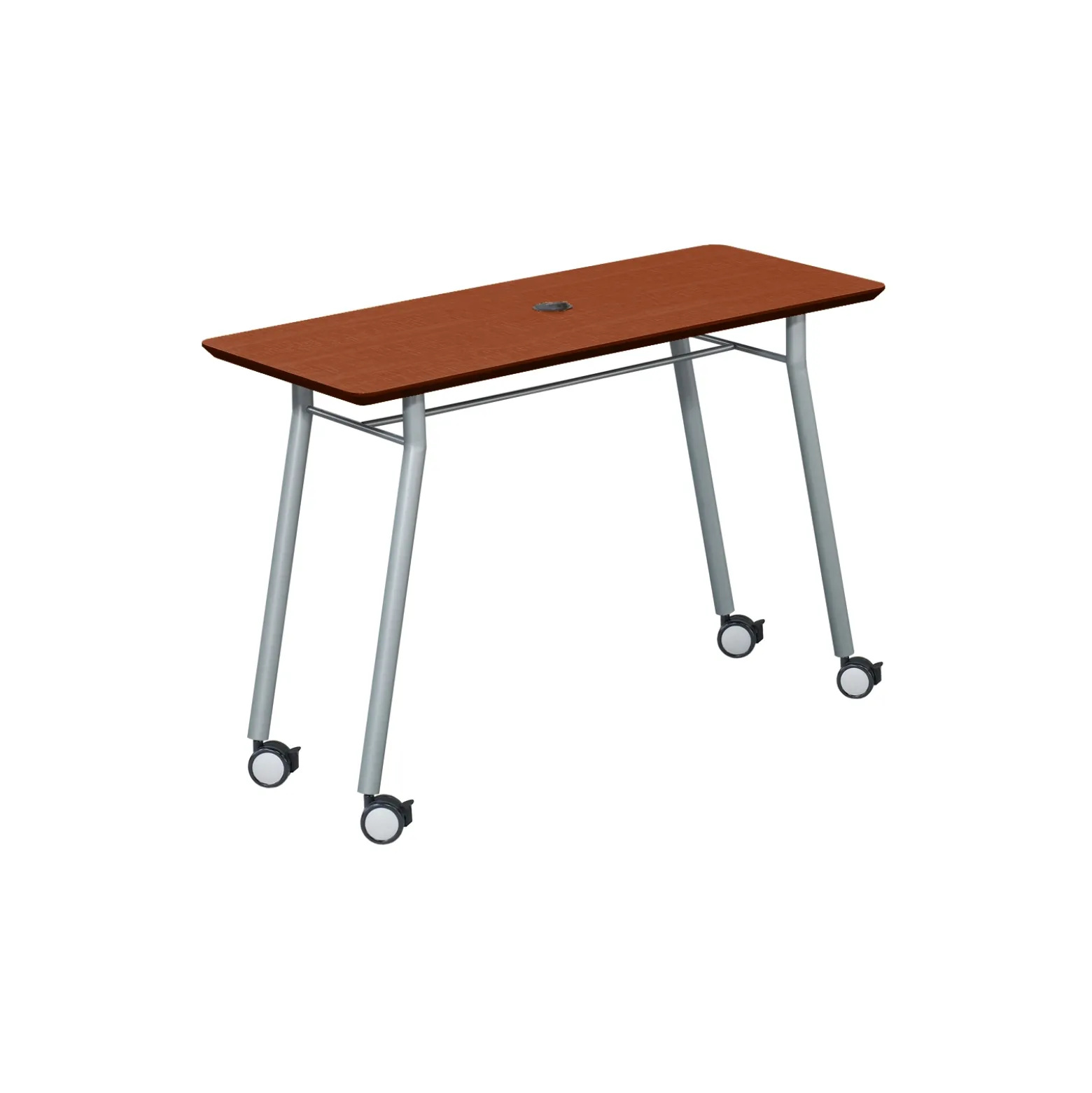 Mobile 48"W x 20"D Utility Table with Data Port