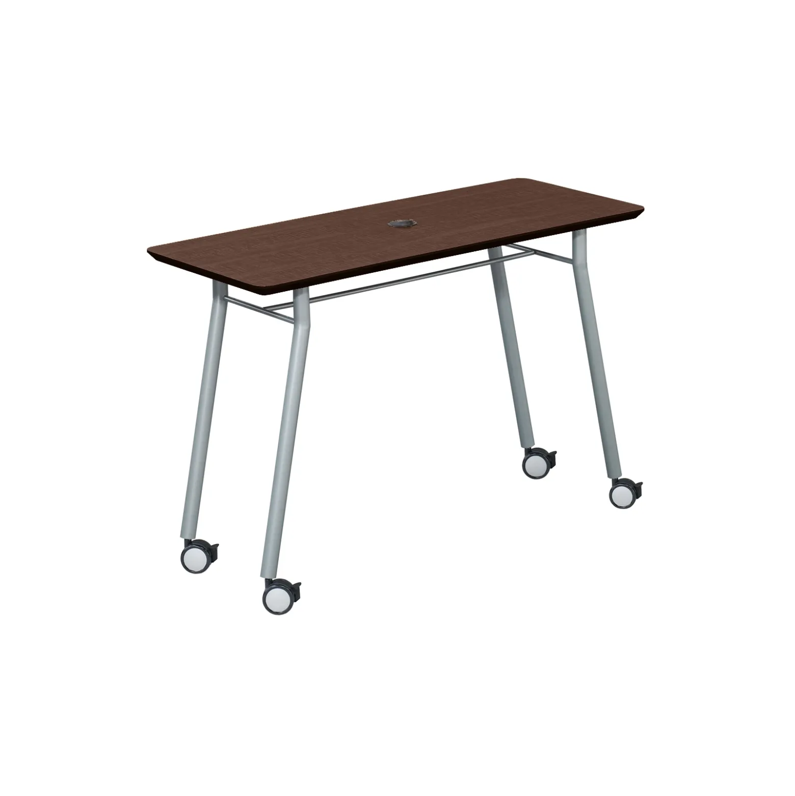 Mobile 48"W x 20"D Utility Table with Data Port
