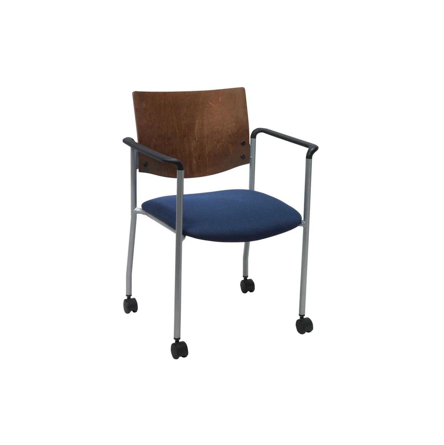 Mobile Wood Back Guest Chair
