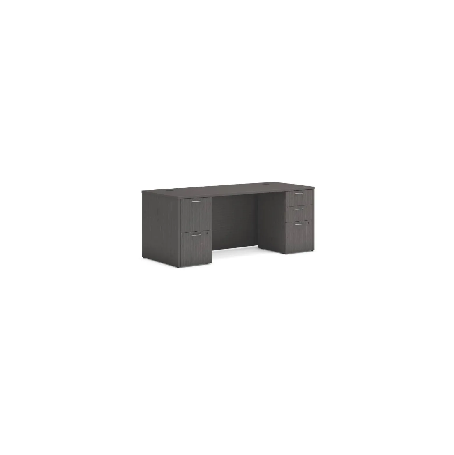 Mod Double Pedestal Desk - 72"W x 30"D