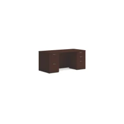 Mod Double Pedestal Desk - 66"W x 30"D