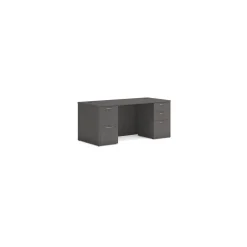 Mod Double Pedestal Desk - 66"W x 30"D