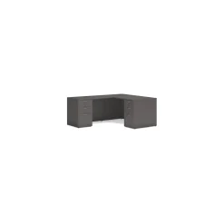 Mod Double Pedestal L-Shaped Desk - 60"W x 72"D