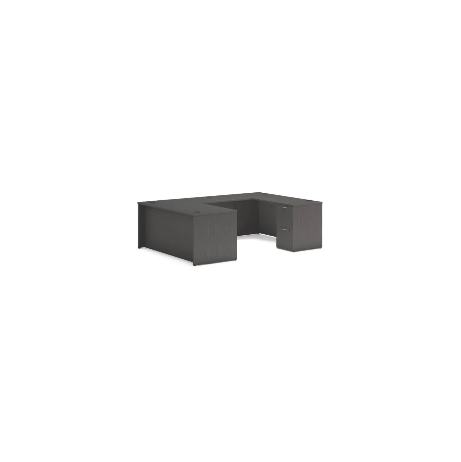 Mod Double Pedestal U-Shaped Desk - 66"W x 96"D