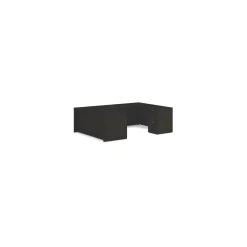 Mod Double Pedestal U-Shaped Desk - 66