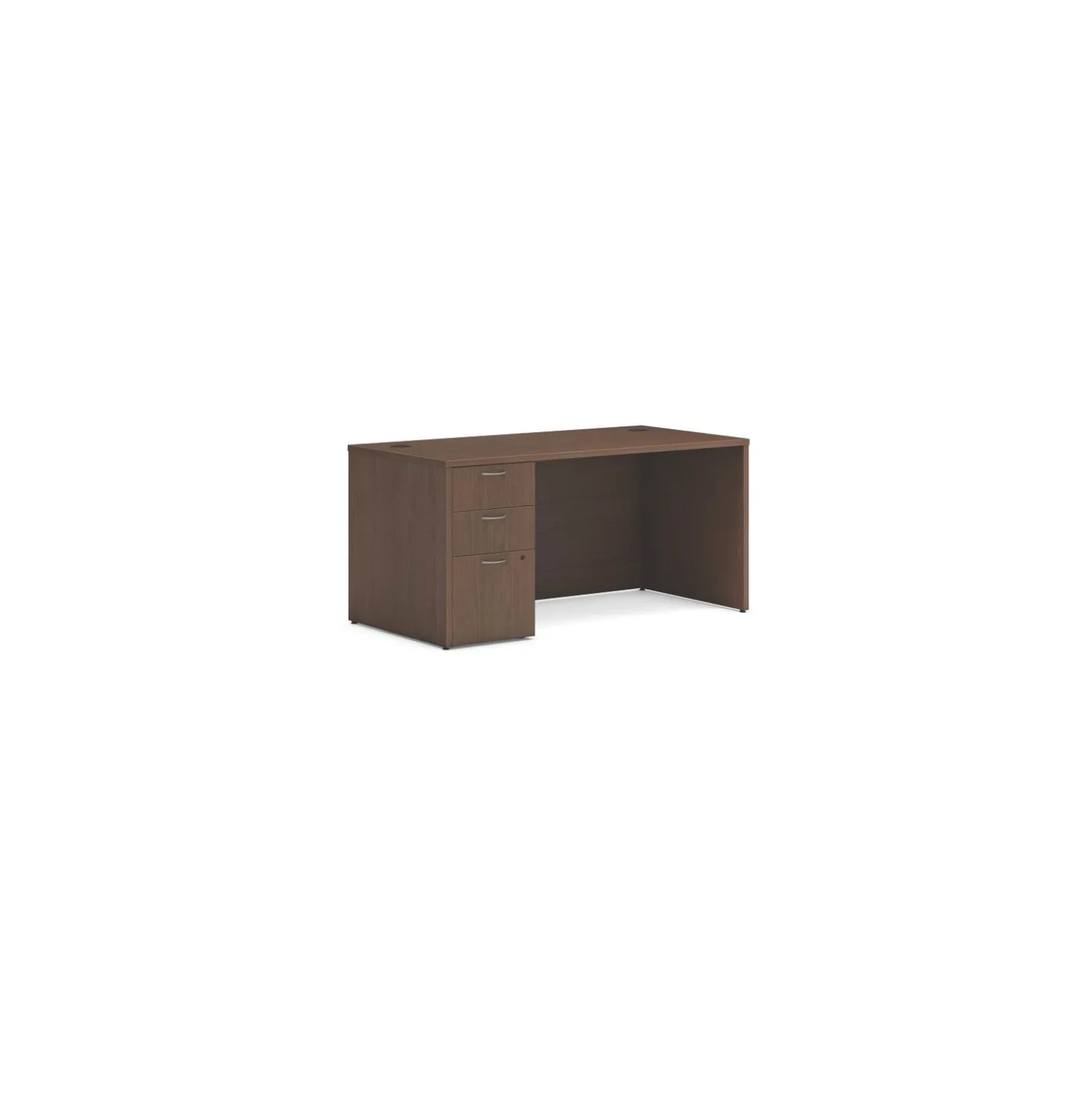 Mod Single Pedestal Desk - 60"W x 30"D
