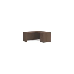 Mod Single Pedestal L-Shaped Desk - 60"W x 66"D