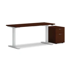 Mod Standing Table Desk w/ Mobile Pedestal - 60"W x 24"D