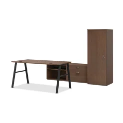 Mod Table Desk w/ A-Legs and Storage Set