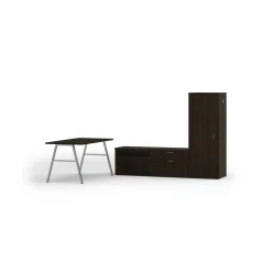 Mod Table Desk w/ A-Legs and Storage Set