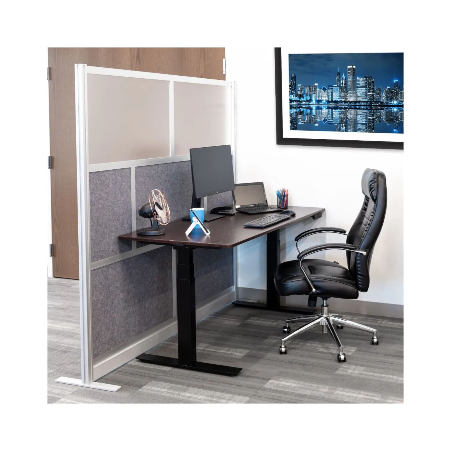 Modular Room Divider Wall System – 70" H x 70" W