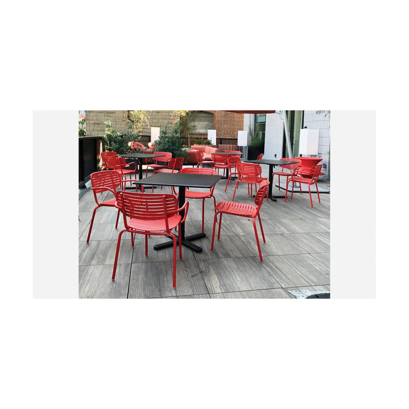 MOM Steel Stacking Outdoor Patio Chair