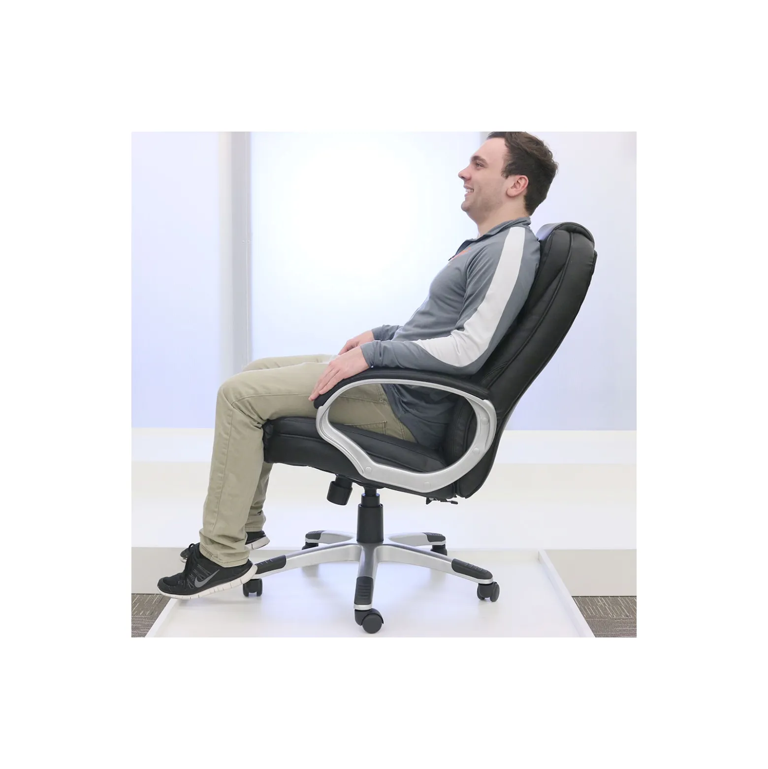 Montand Faux Leather High-Back Office Chair