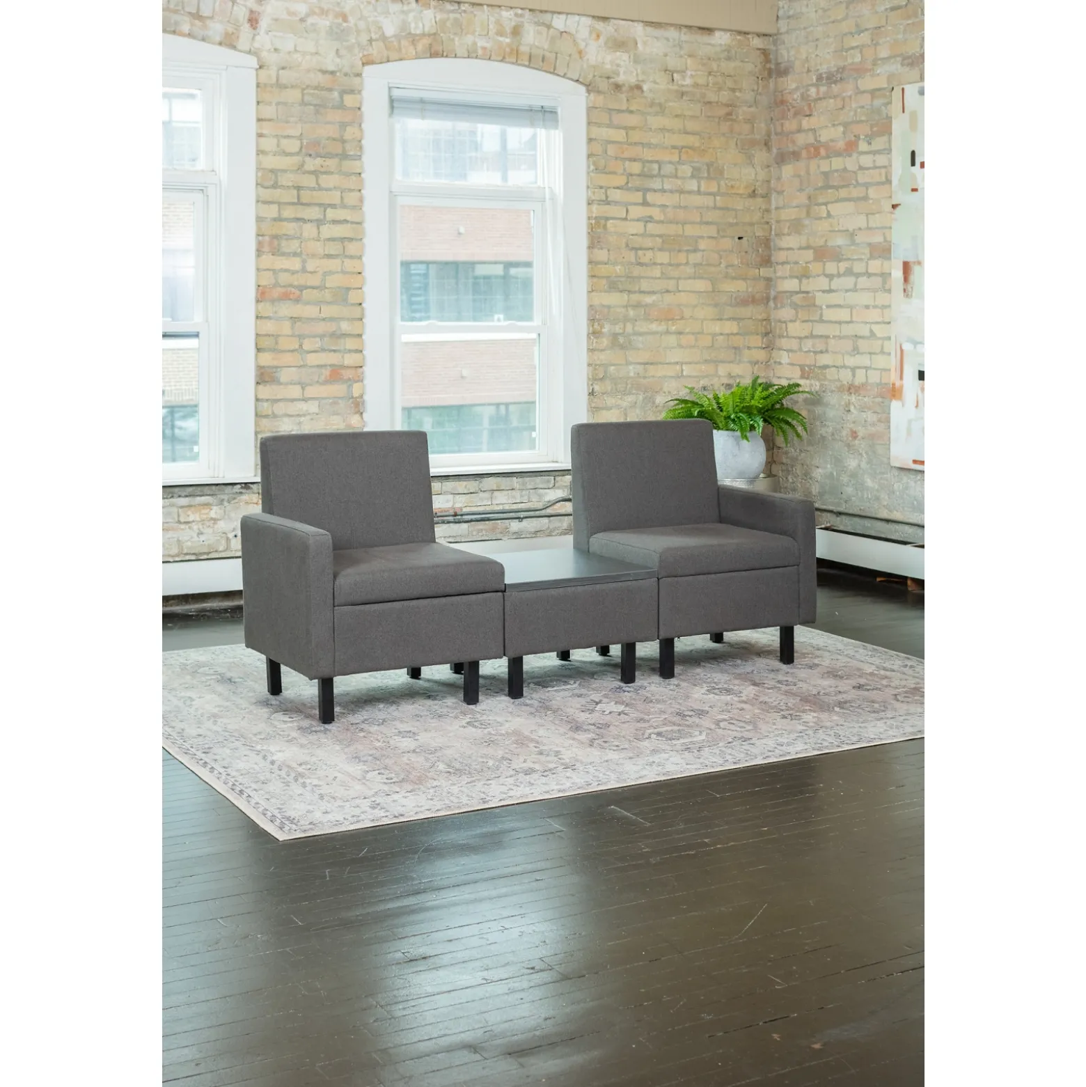 Movvi Lounge Chair with Left Arm