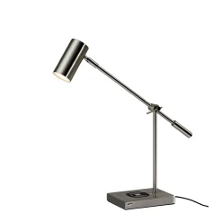 Multi-Use LED Desk Lamp with Wireless Charging Pad