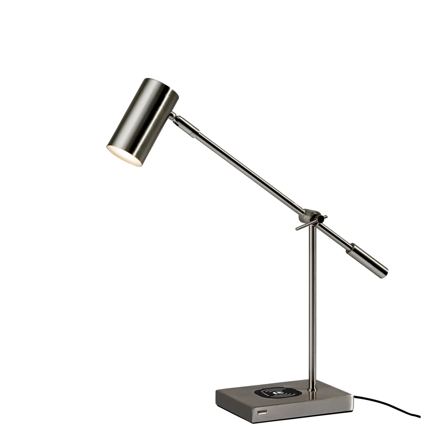 Multi-Use LED Desk Lamp with Wireless Charging Pad