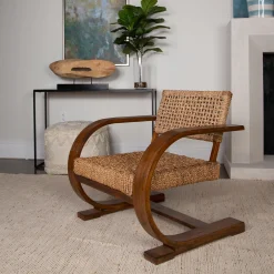 Natural Woven Accent Chair