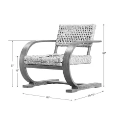 Natural Woven Accent Chair