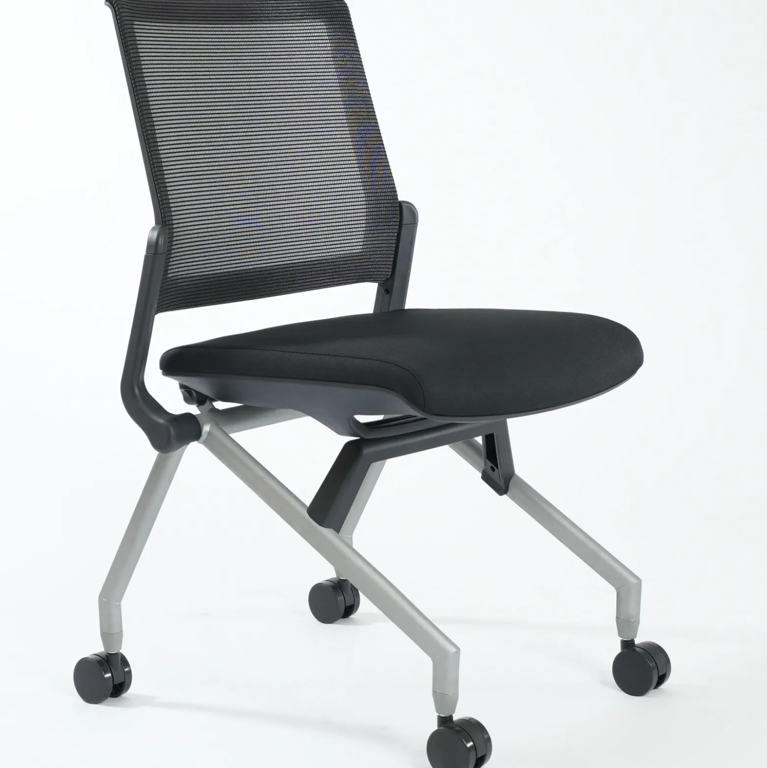 Nestor Mesh-Back Armless Nesting Chair