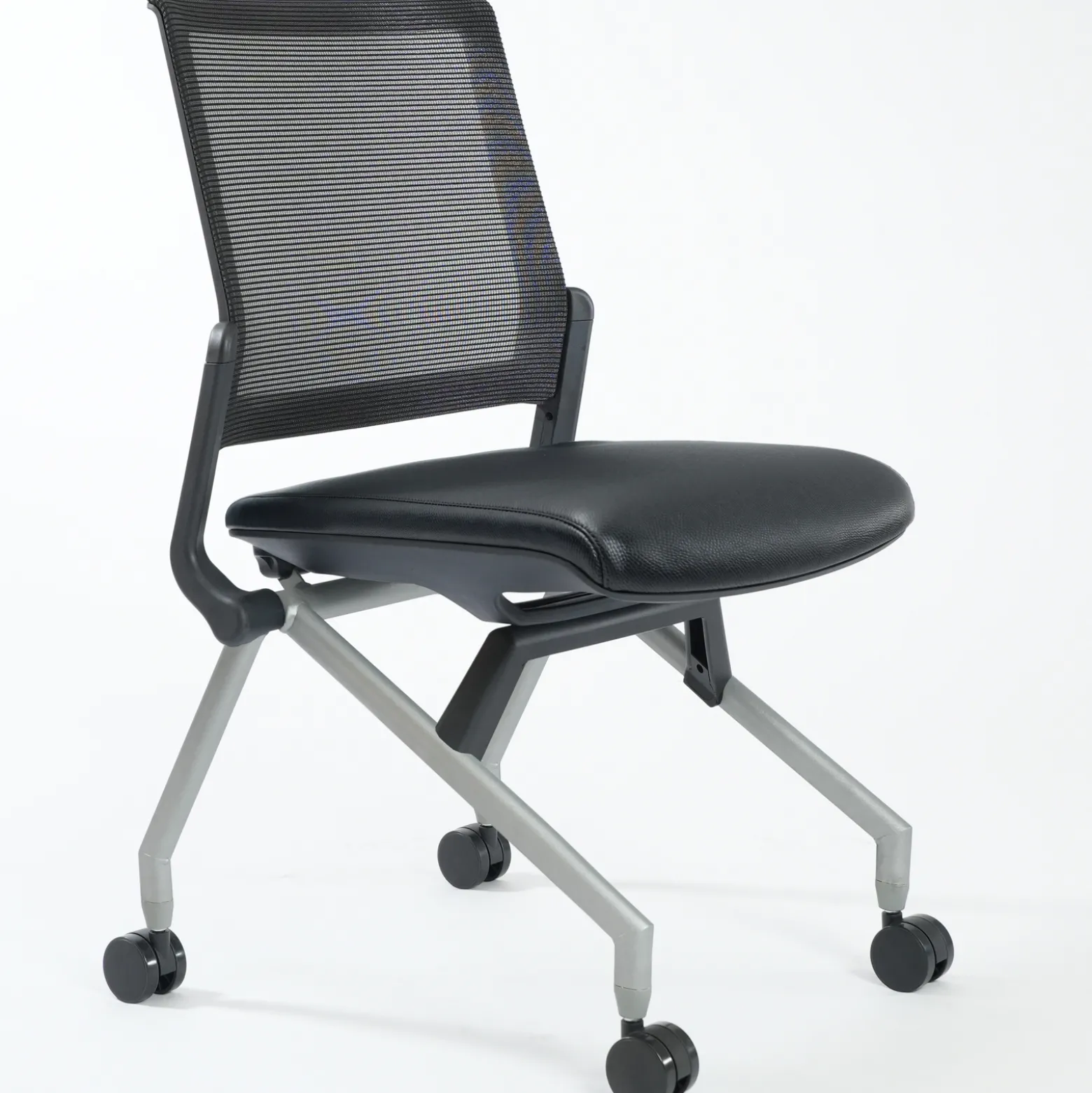 Nestor Mesh-Back Armless Nesting Chair