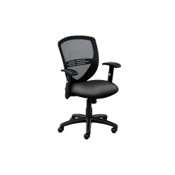 Network Mesh Back Faux Leather Seat Task Chair