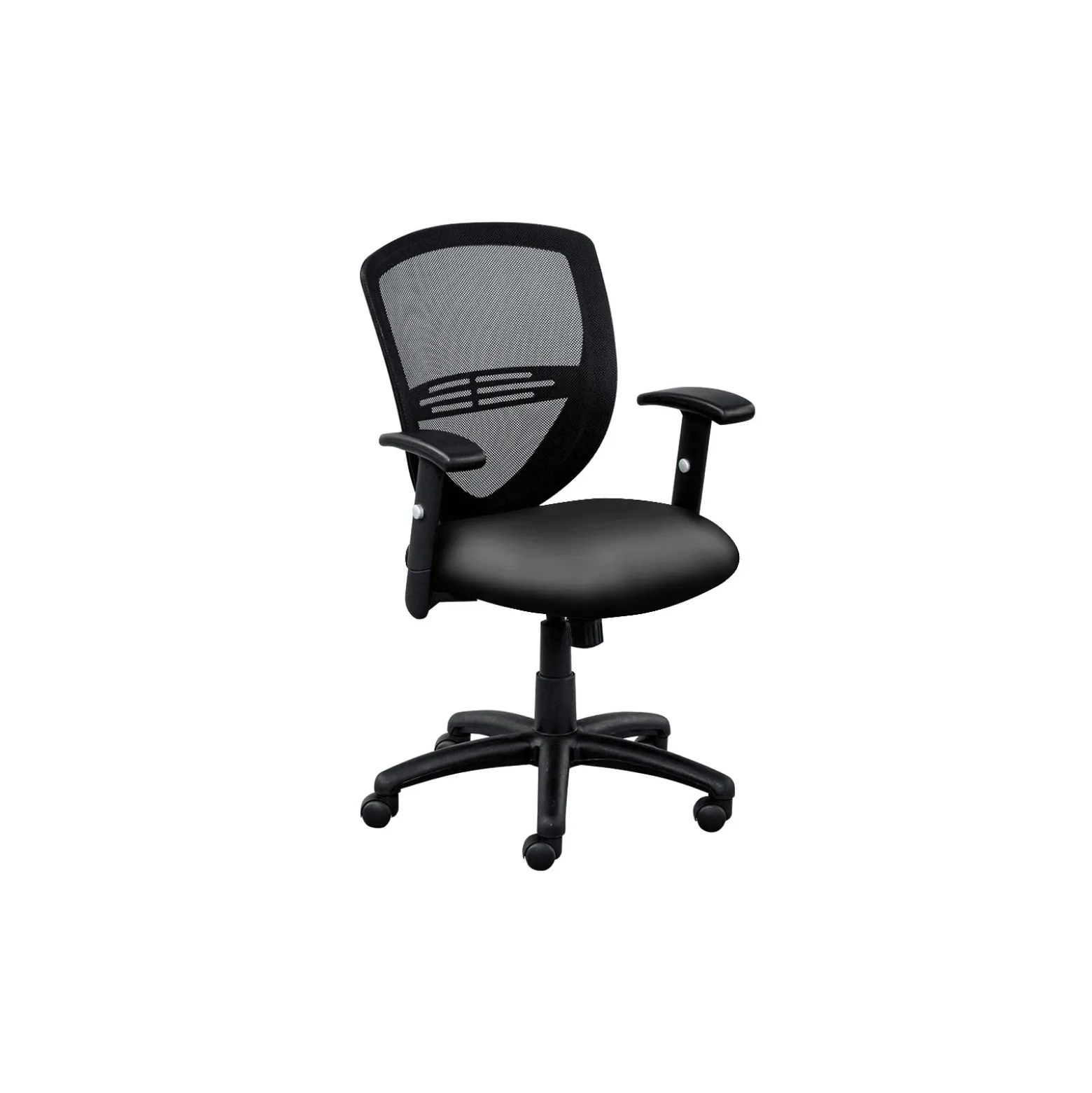 Network Mesh Back Faux Leather Seat Task Chair