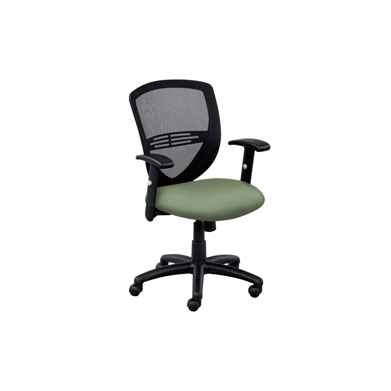 Network Mesh Back Faux Leather Seat Task Chair