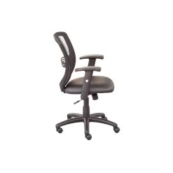 Network Mesh Back Faux Leather Seat Task Chair