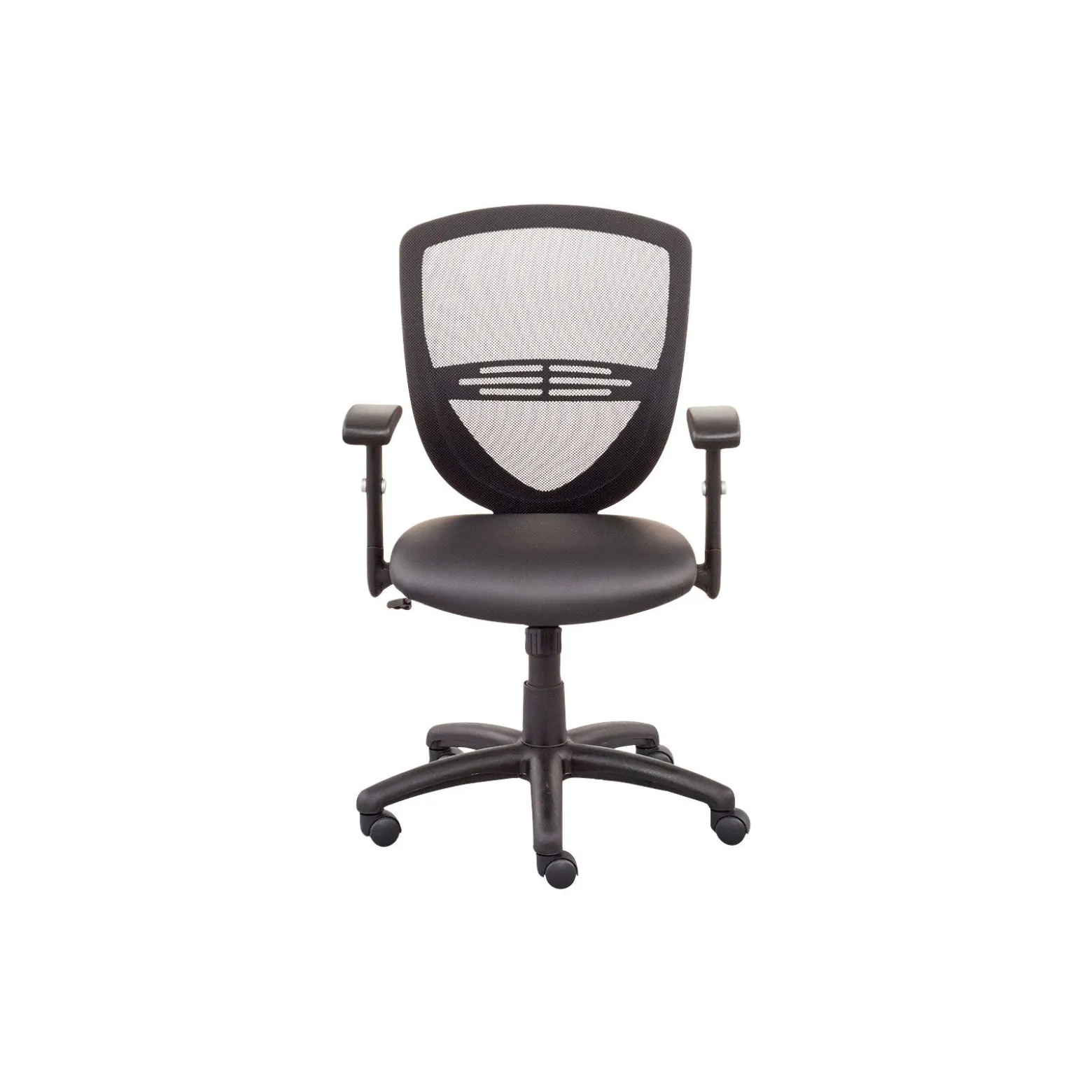 Network Mesh Back Faux Leather Seat Task Chair