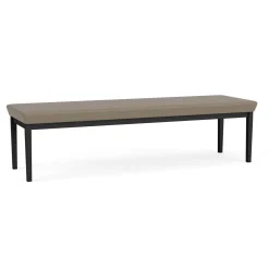 New Castle Steel 3 Seat Bench with Standard Upholstery