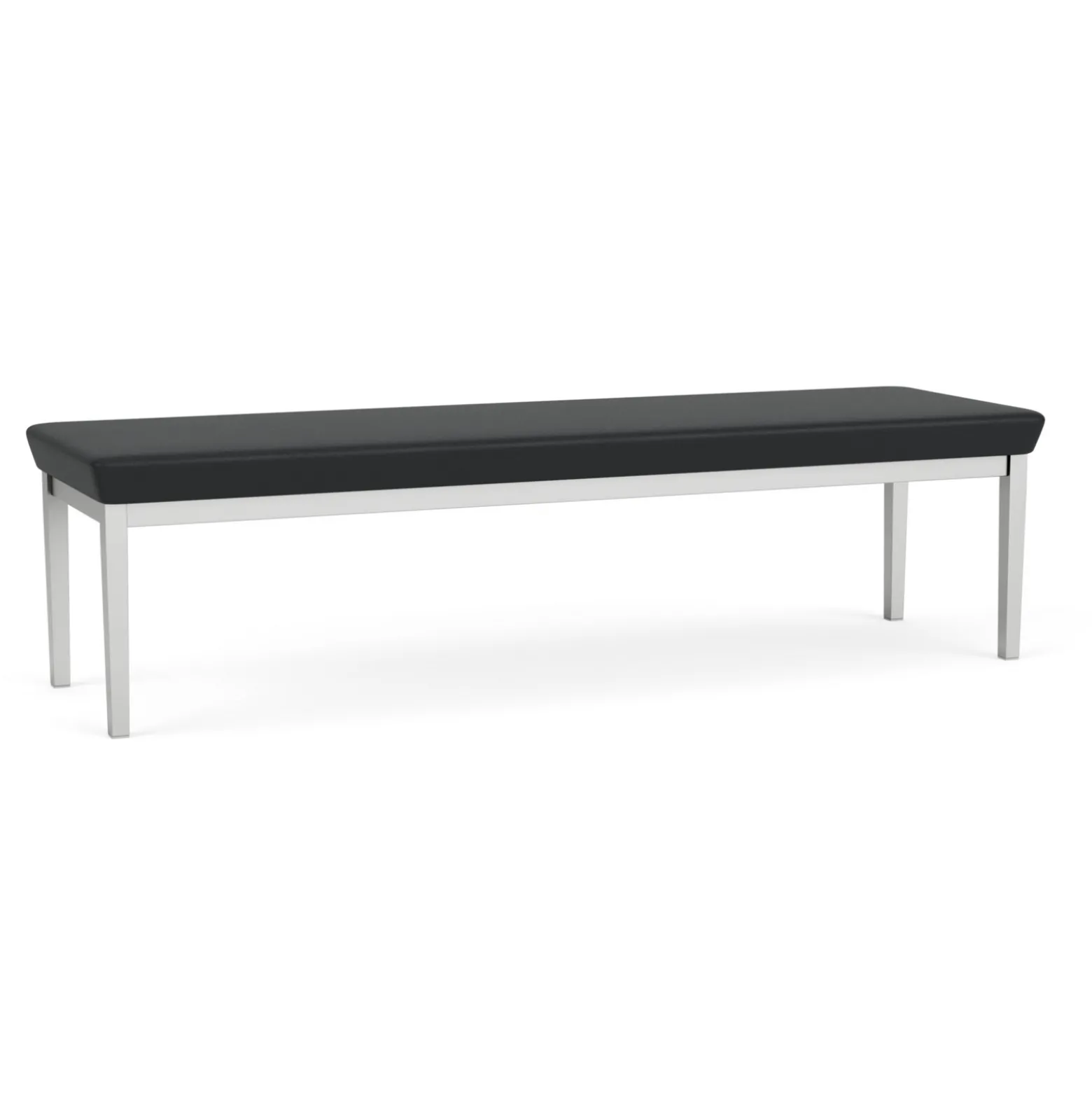 New Castle Steel 3 Seat Bench with Standard Upholstery