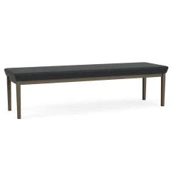 New Castle Steel 3 Seat Bench with Standard Upholstery