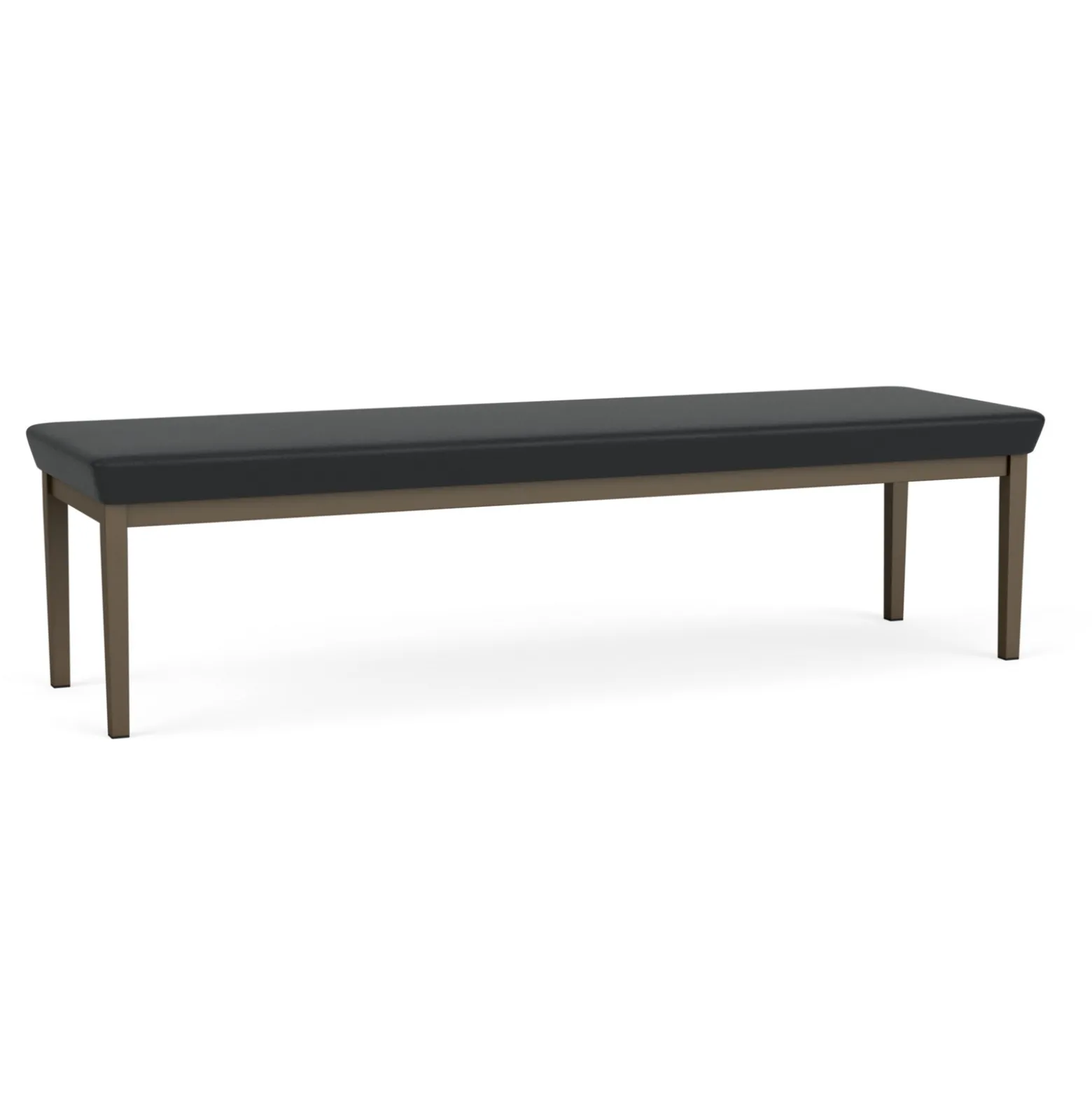 New Castle Steel 3 Seat Bench with Standard Upholstery