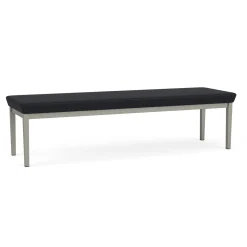 New Castle Steel 3 Seat Bench with Standard Upholstery