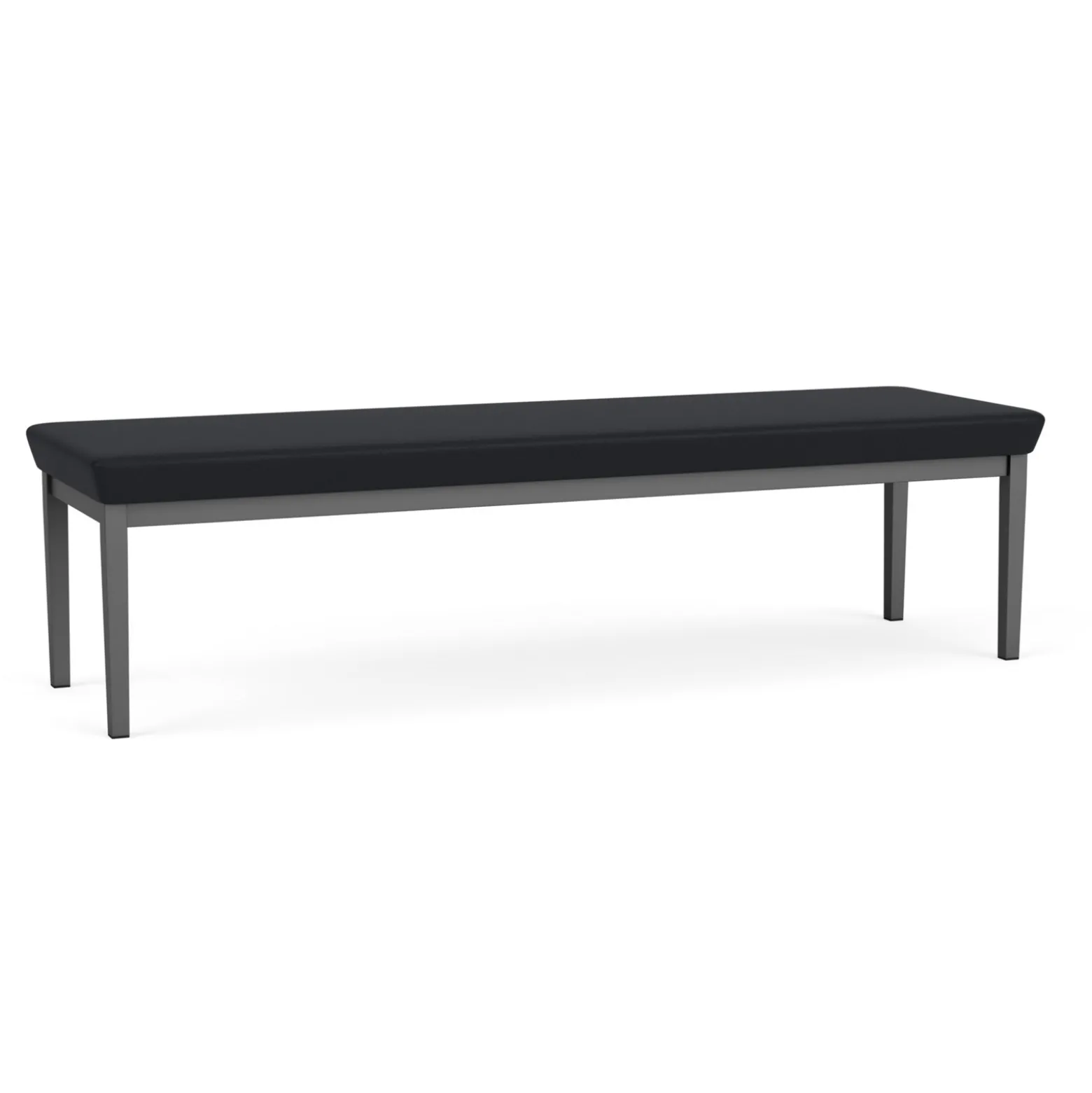 New Castle Steel 3 Seat Bench with Standard Upholstery