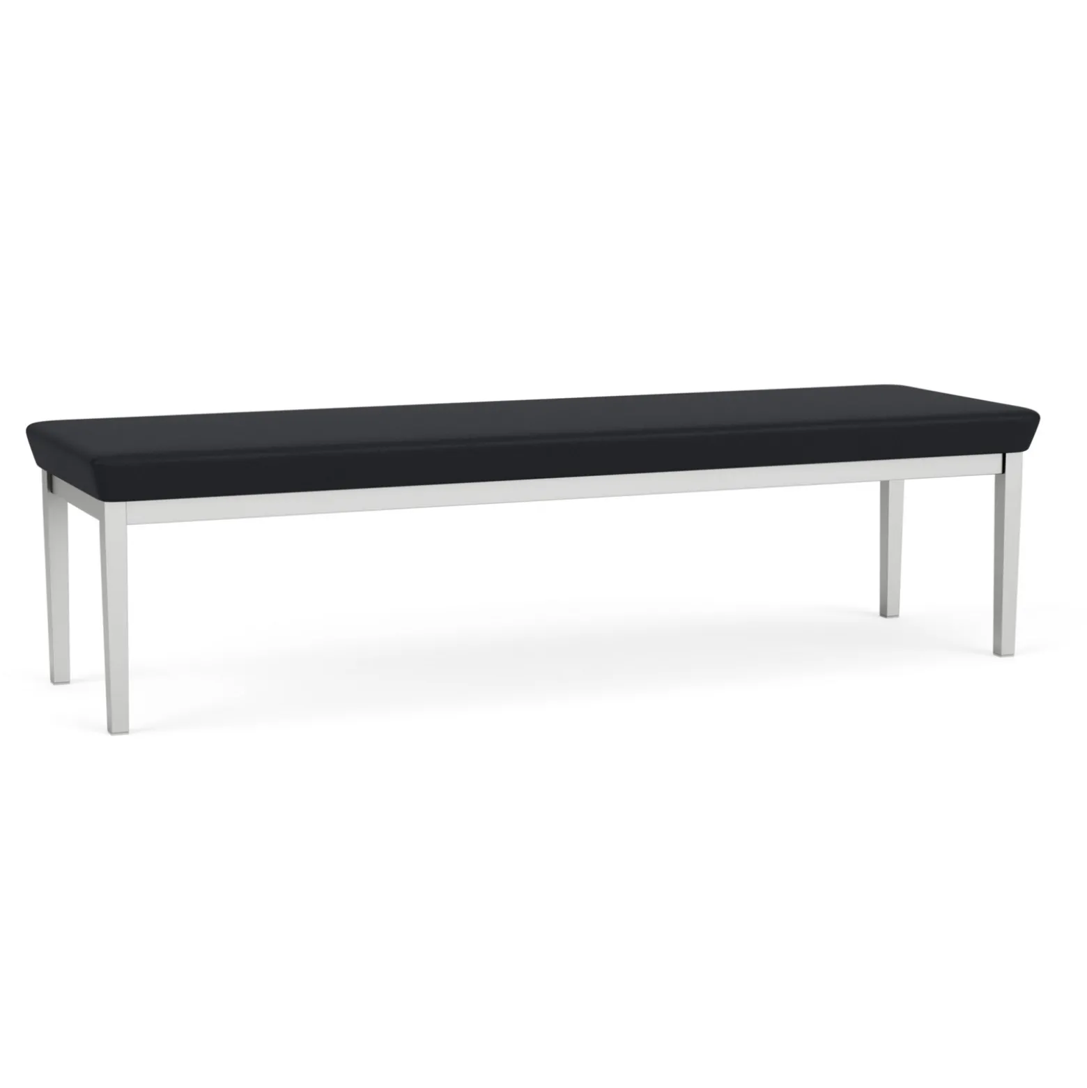 New Castle Steel 3 Seat Bench with Standard Upholstery