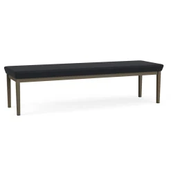 New Castle Steel 3 Seat Bench with Standard Upholstery