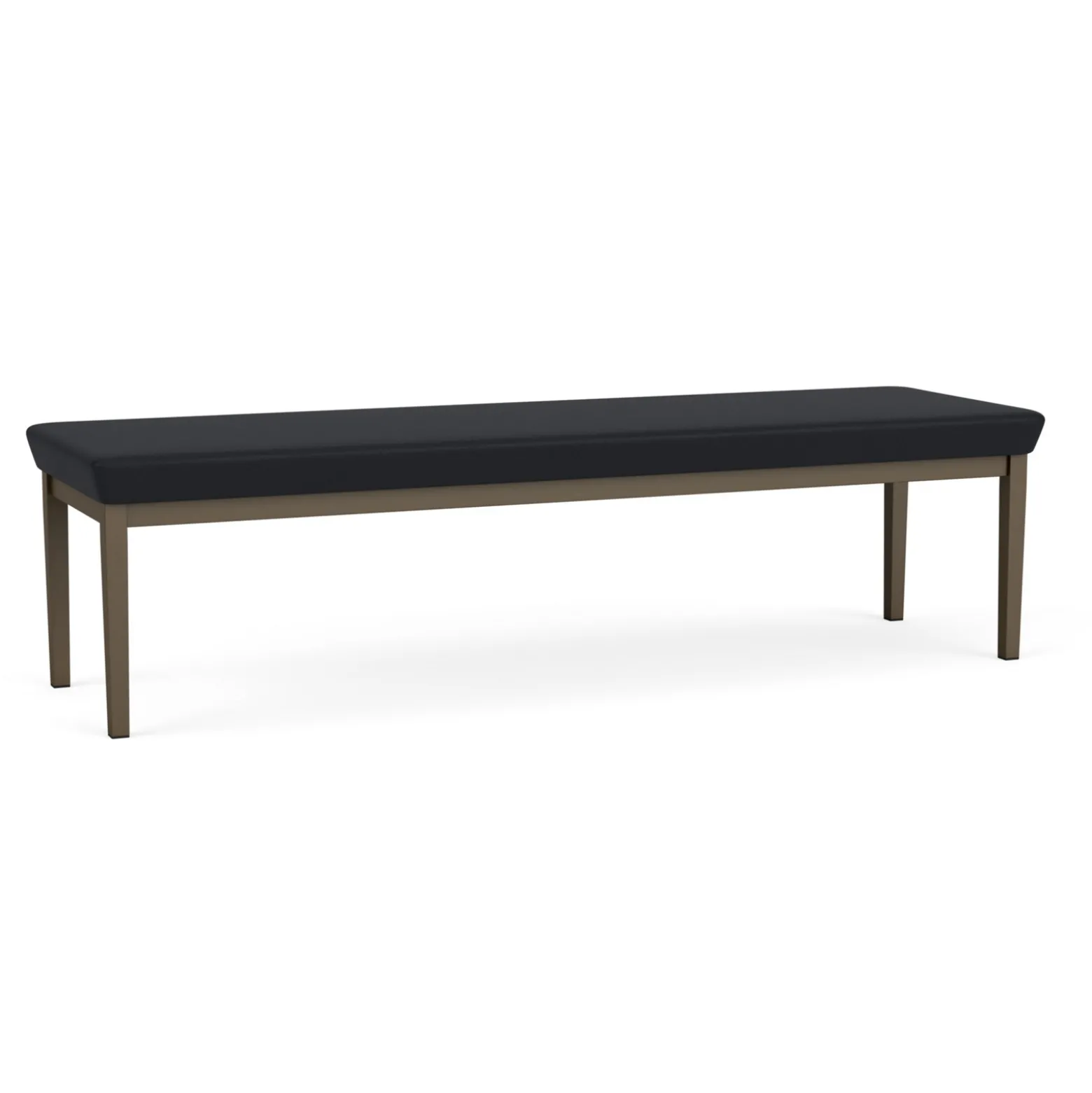 New Castle Steel 3 Seat Bench with Standard Upholstery