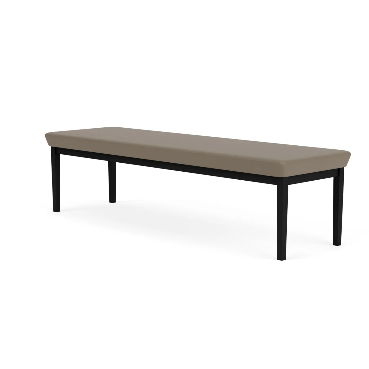 New Castle Steel 3 Seat Bench with Standard Upholstery