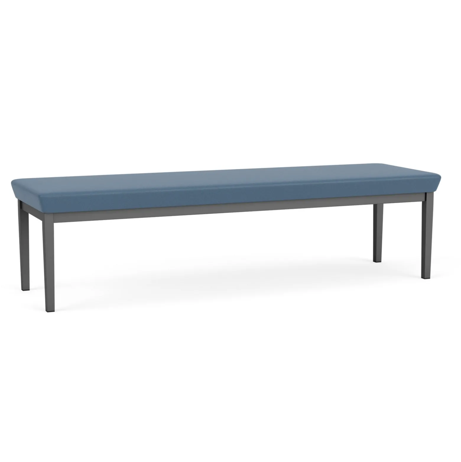 New Castle Steel 3 Seat Bench with Standard Upholstery