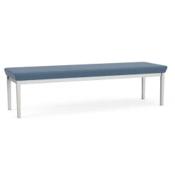 New Castle Steel 3 Seat Bench with Standard Upholstery