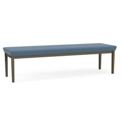 New Castle Steel 3 Seat Bench with Standard Upholstery