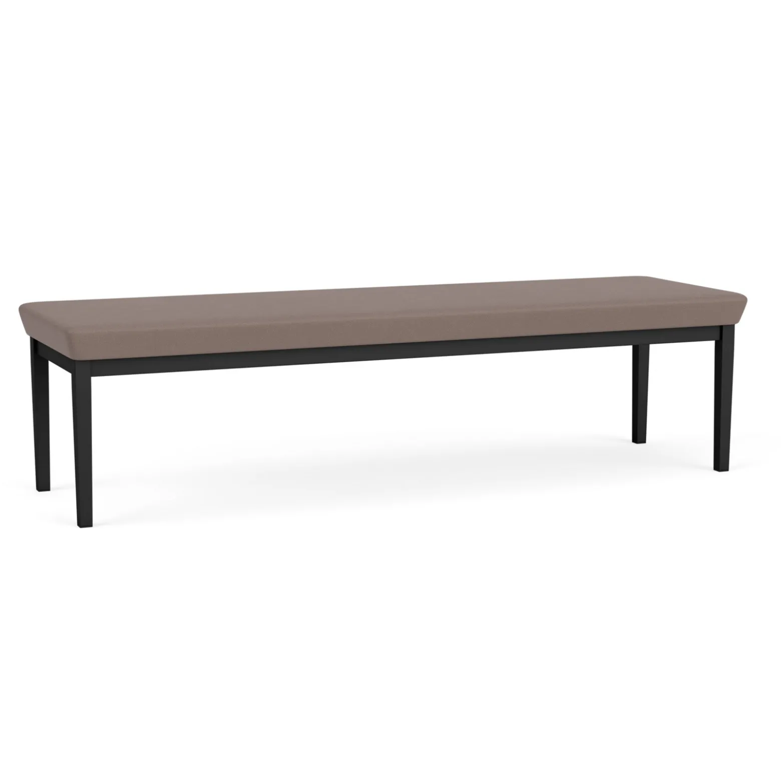 New Castle Steel 3 Seat Bench with Standard Upholstery